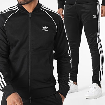 Adidas Originals - Ensemble De Survetement A Bandes IM4545 IL2488 Noir